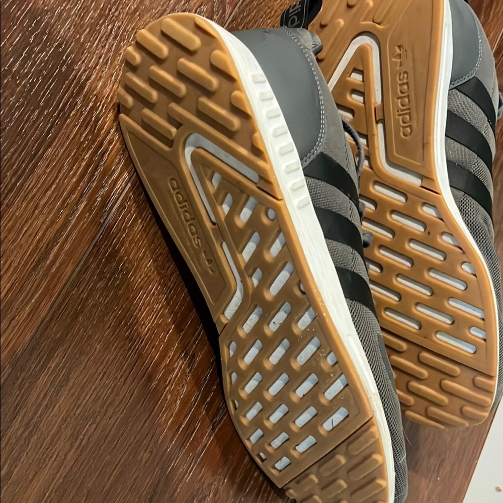 Adidas Charcoal Athletic Shoes - Picture 4 of 4